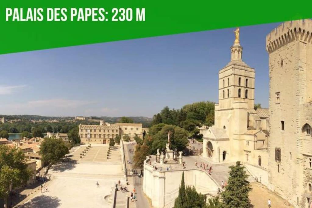 Aux Marches Du Palais - Ac Clim - Spacieux - Terrasse - Wifi Αβινιόν Εξωτερικό φωτογραφία